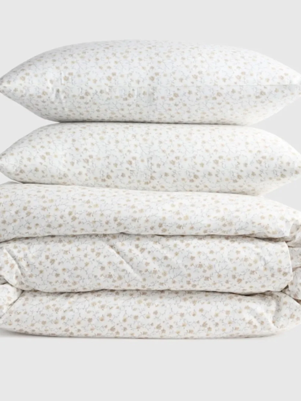 Quince Full/Queen Cotton Percale Duvet Set
